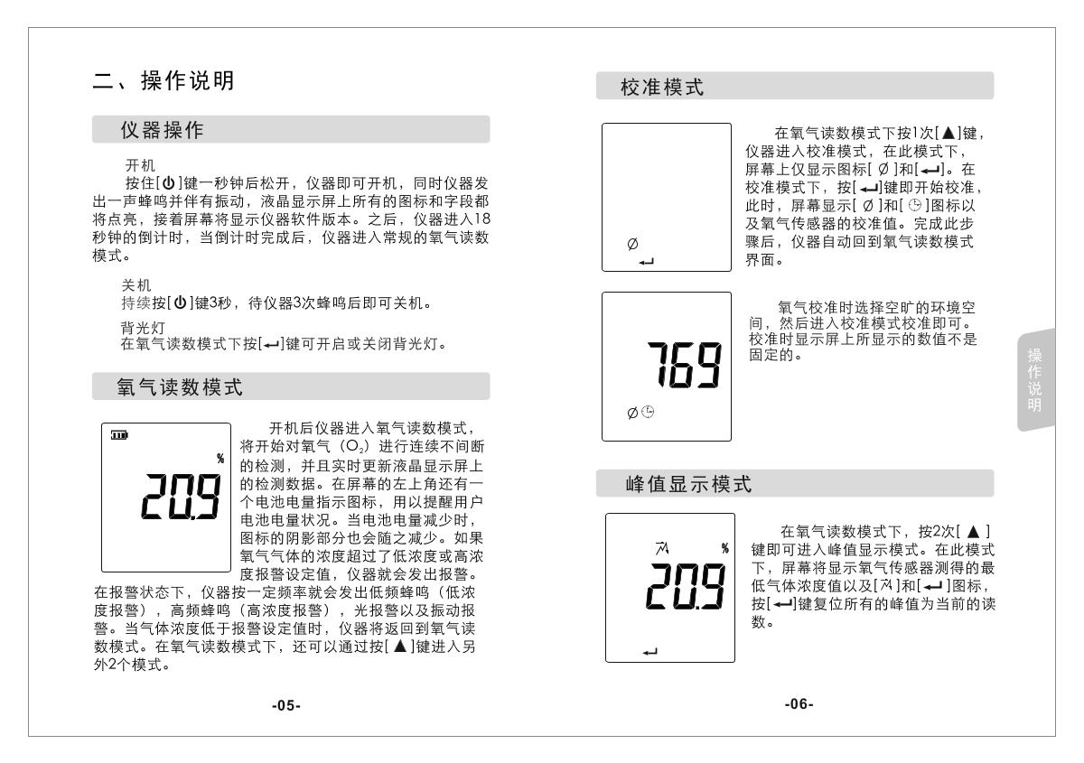 SMART SENSOR AS8901 Oxygen Detector (diffusion type + pump suction type) brochure page 8