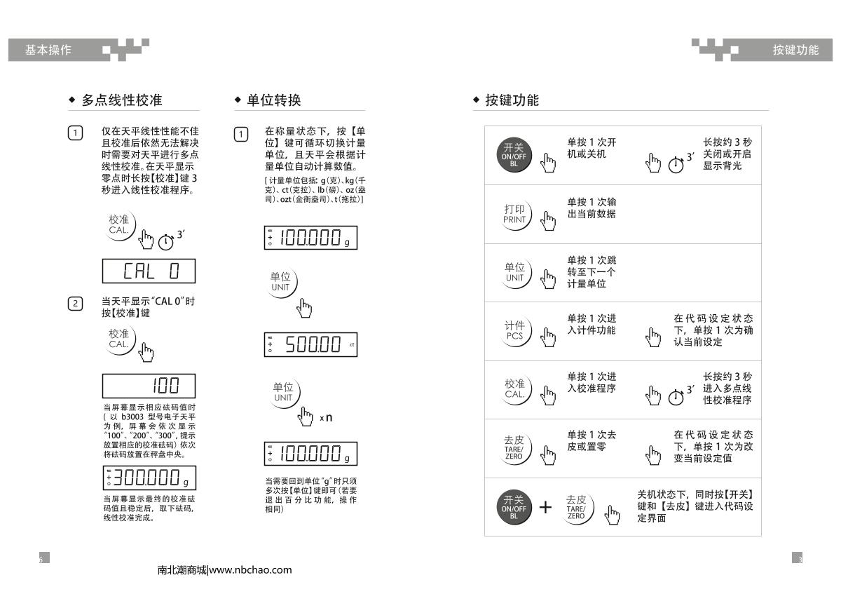 LiangPing B5001 Electronic Balance brochure page 5