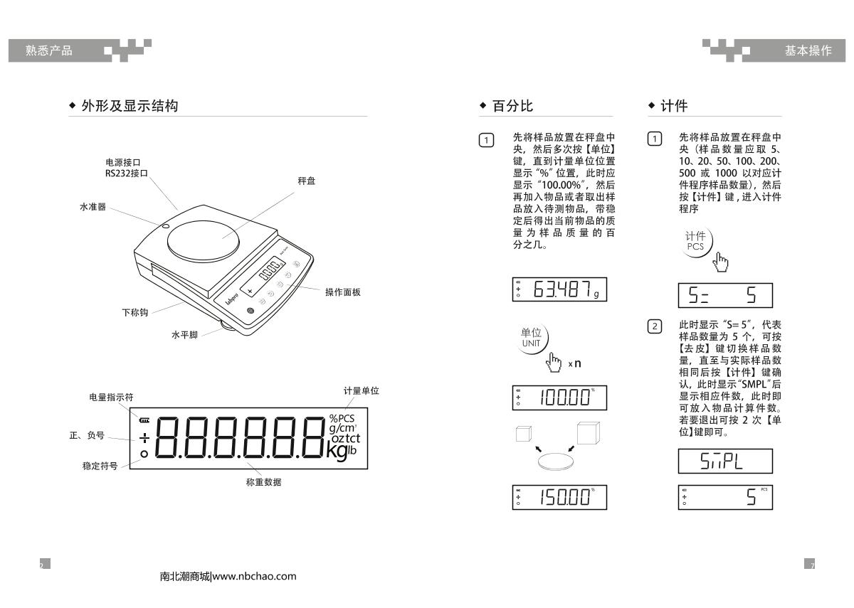 LiangPing B15001 Electronic Balance brochure page 4
