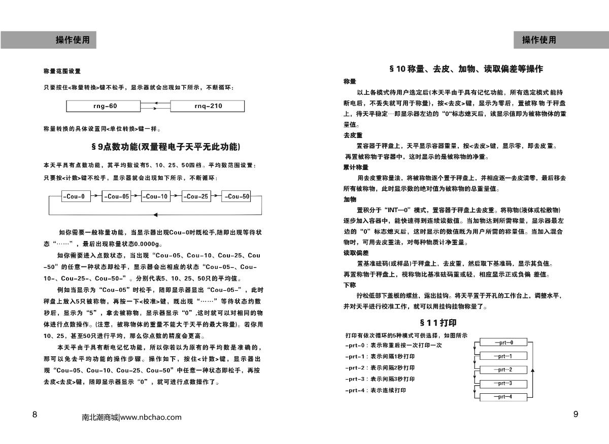 LiangPing FA1004  Electronic Analytical Balance brochure page 7