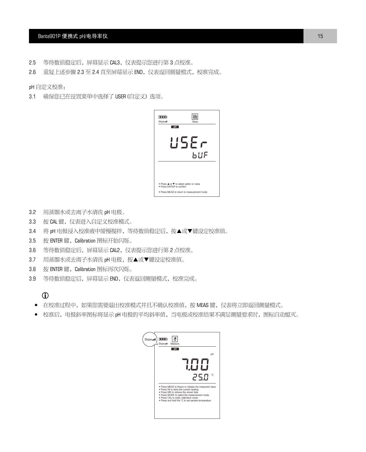 Bante Bante901P-UK Portable Multi-Parameter Water Quality MeterManual page 16