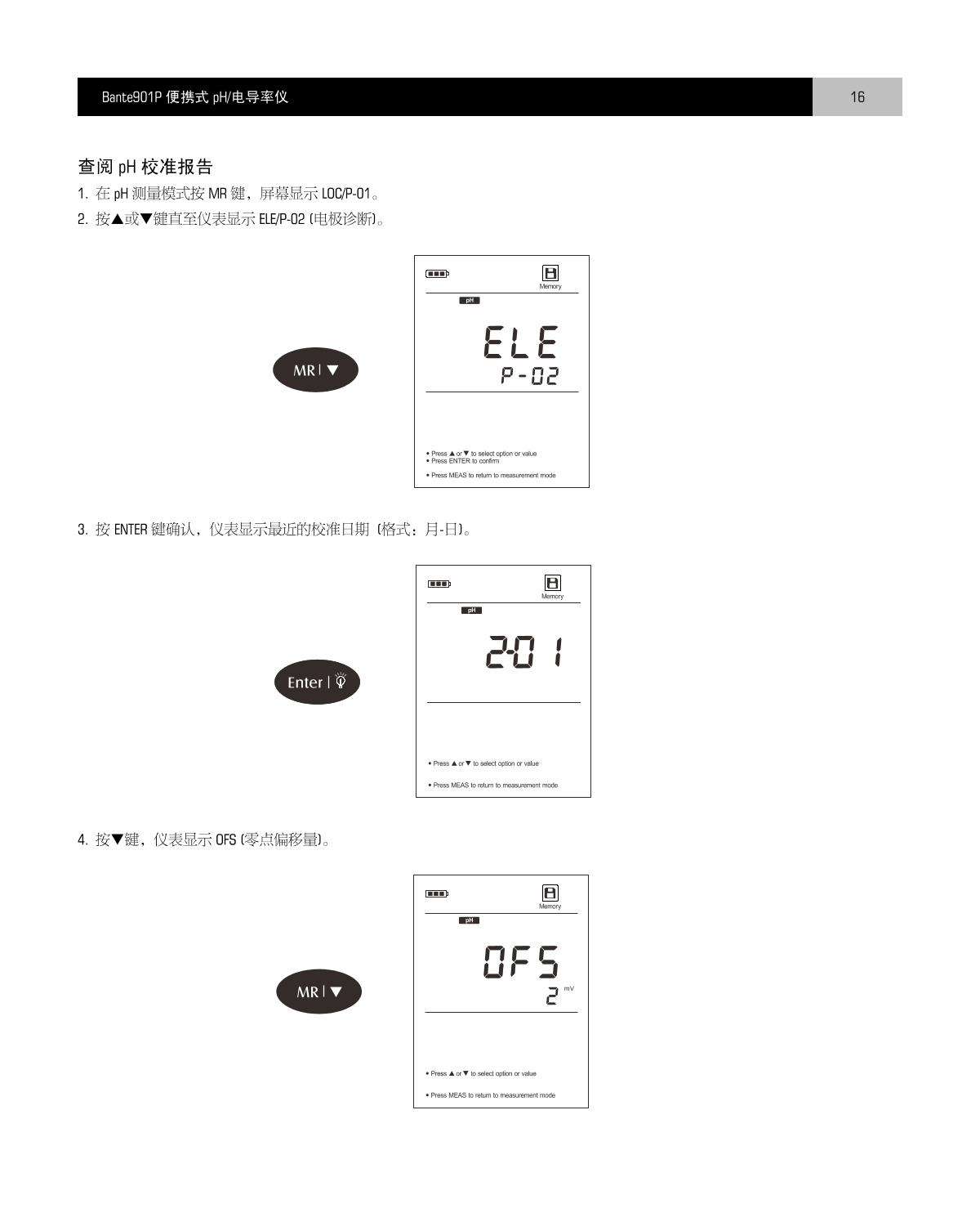 Bante Bante901P-UK Portable Multi-Parameter Water Quality MeterManual page 17