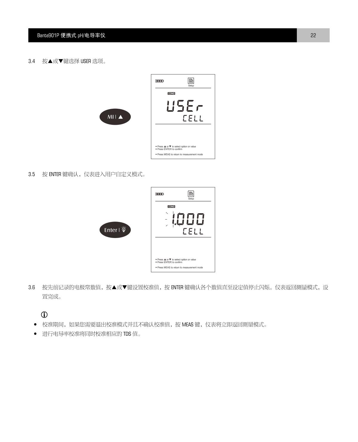 Bante Bante901P-UK Portable Multi-Parameter Water Quality MeterManual page 23
