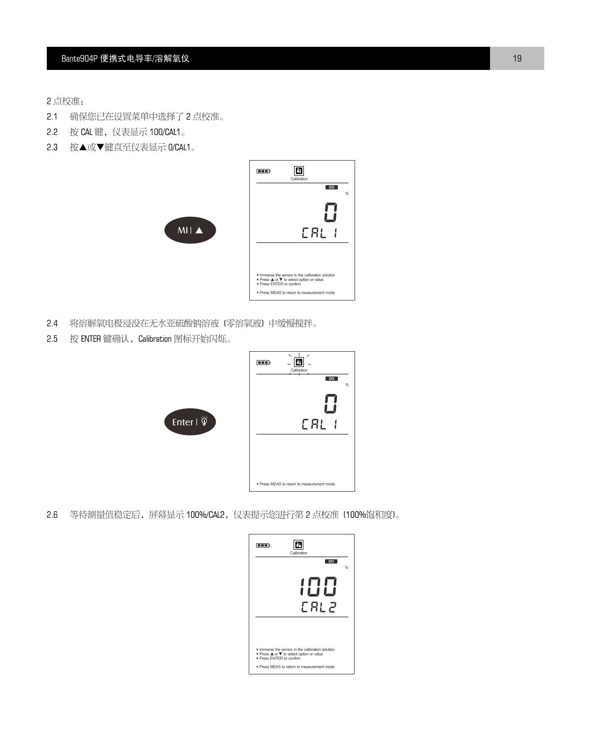 Bante Bante904P-CN Portable Multi-Parameter Water Quality MeterManual page 20