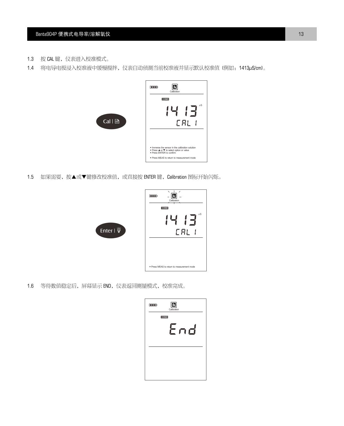 Bante Bante904P-UK Portable Multi-Parameter Water Quality MeterManual page 14
