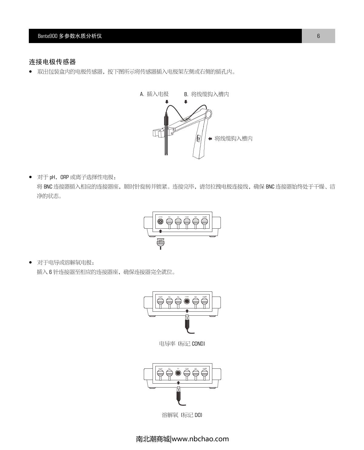 Bante Bante900-CN Laboratory multiparameter Water Quality MeterManual page 7