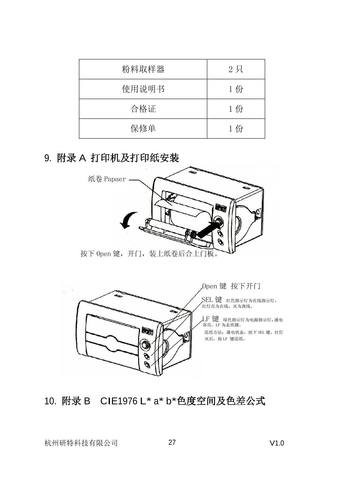 YanTe YT-48A Whiteness ColorimeterManual page 28