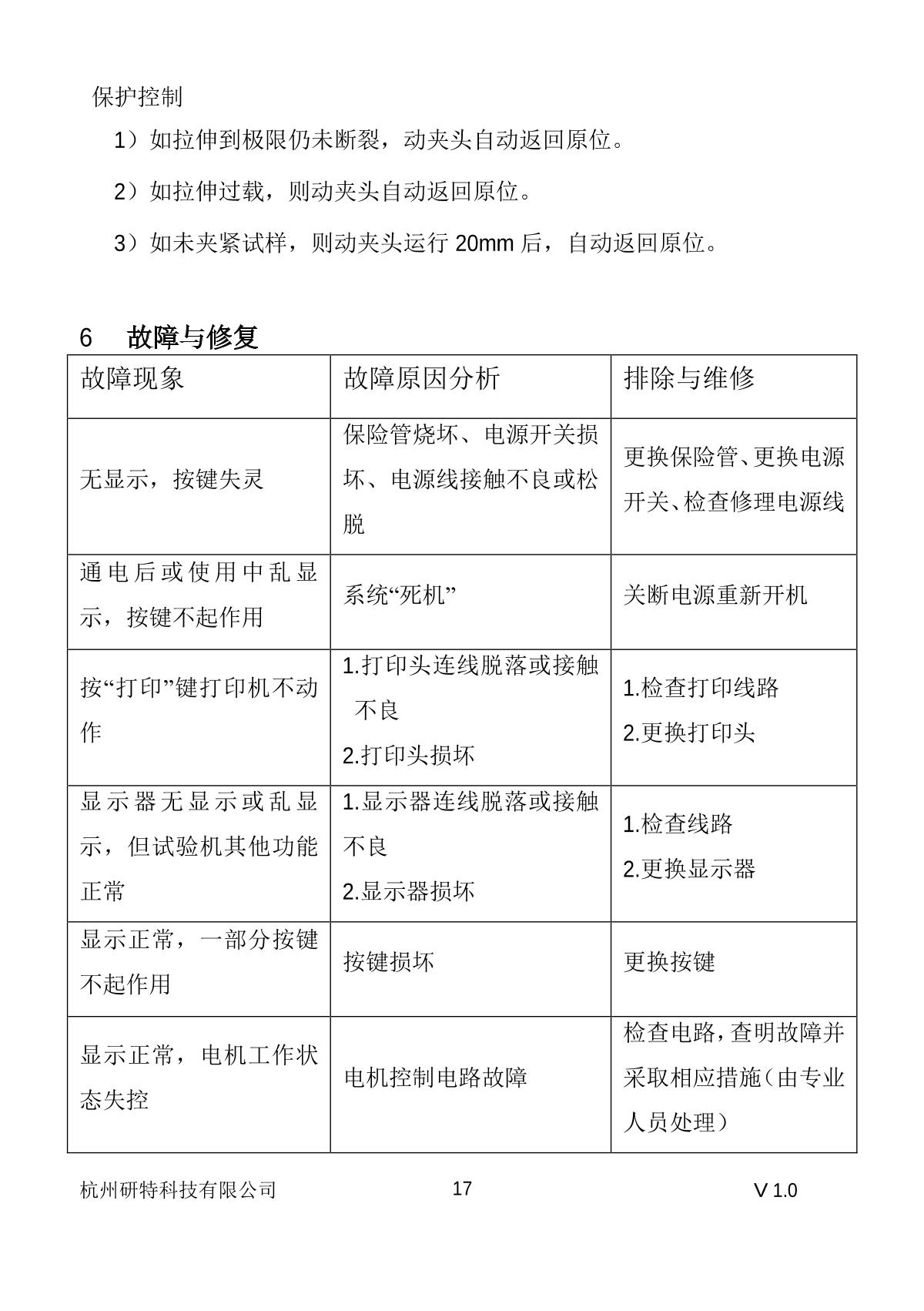 YanTe YT-L30 Vertical computer tensIon MeterManual page 18
