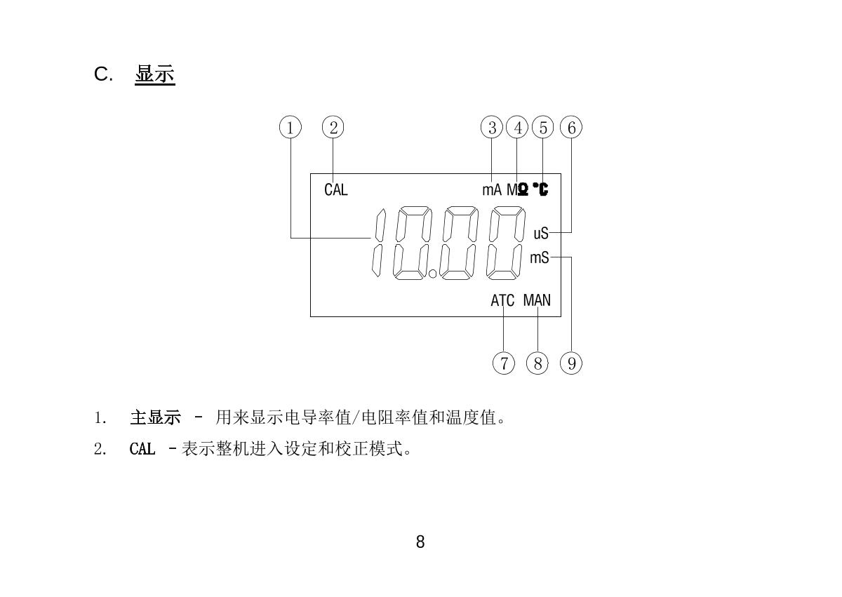 JENCO 3331 Resistivity temperature transmitterManual page 8