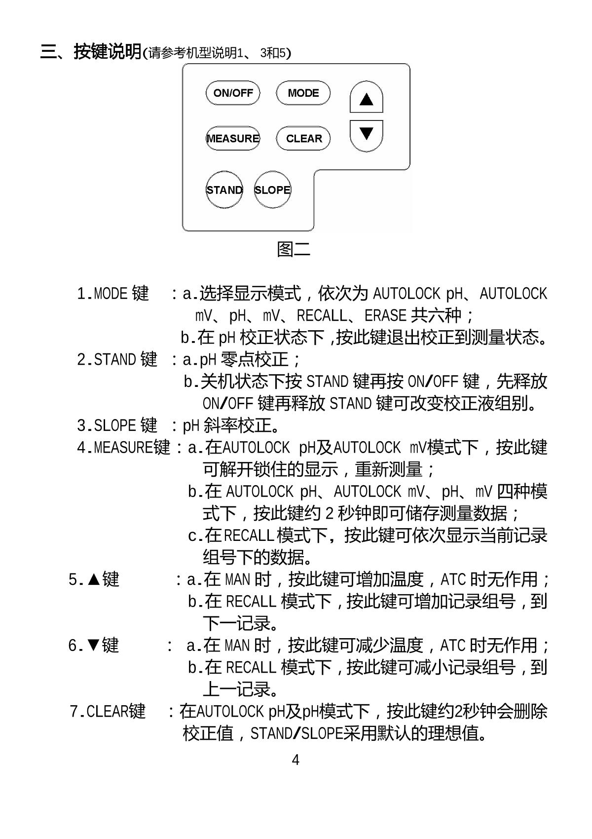 JENCO 6230M Portable PH/oxidation/temperature TesterManual page 5