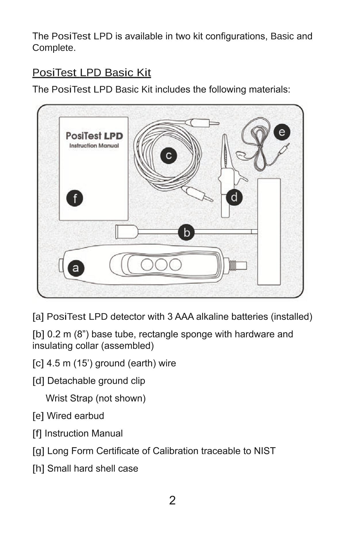 positestlpd操作說明書英文版第3頁