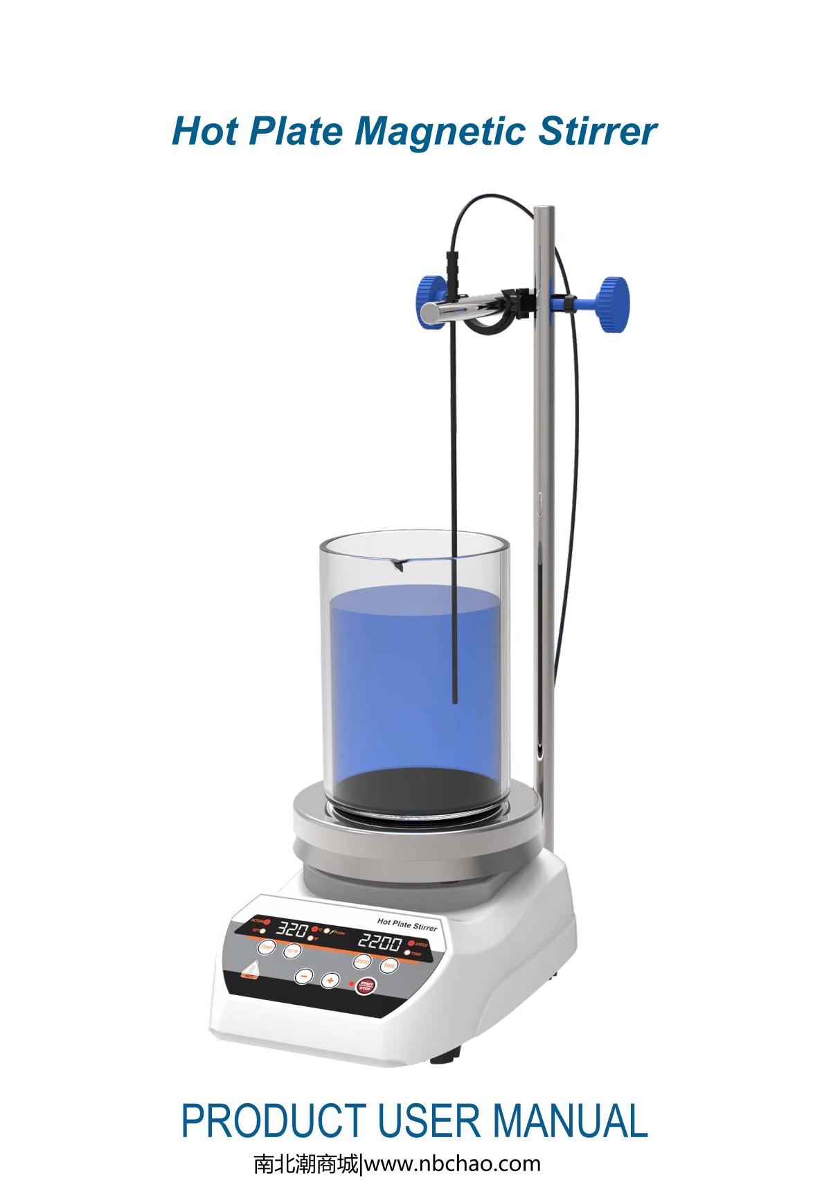 BIOFIL MS HP320D Magnetic StirrerManual page 1