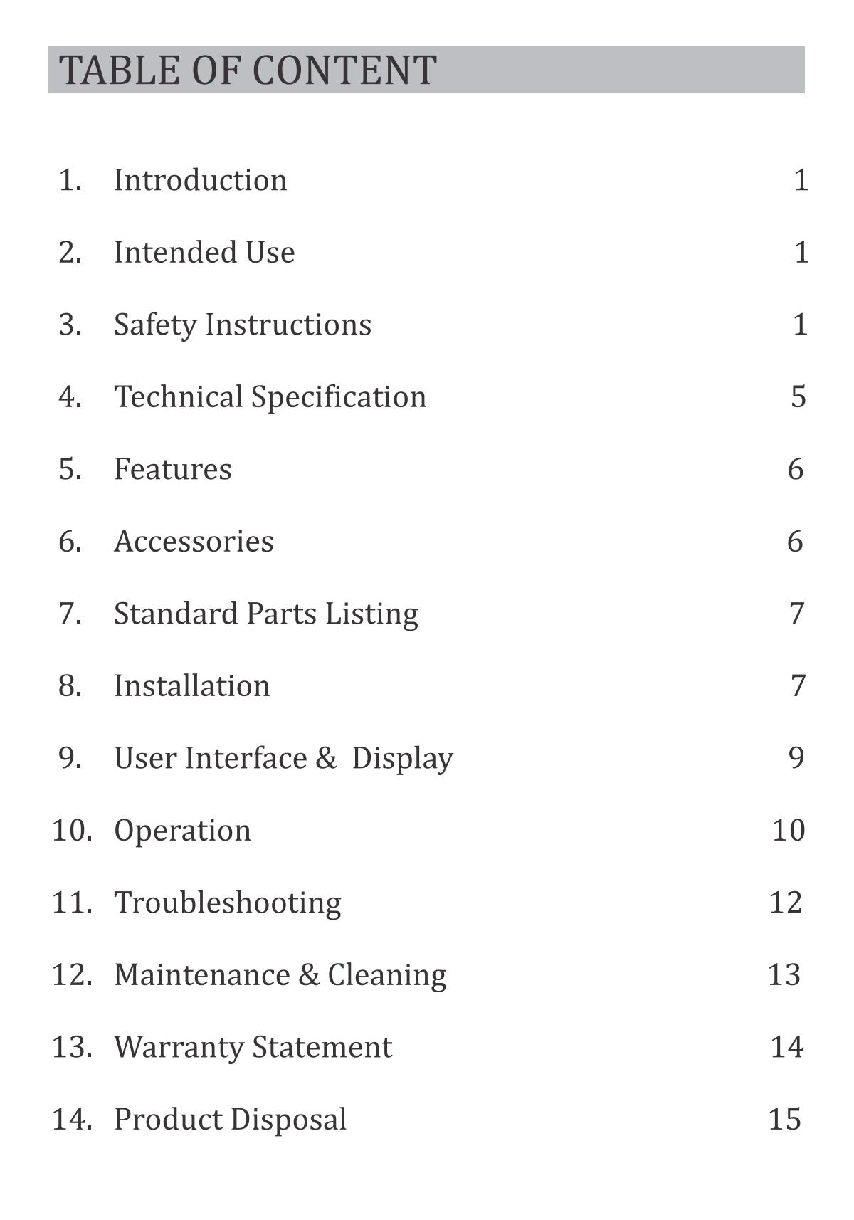 BIOFIL MS HP320D Magnetic StirrerManual page 3