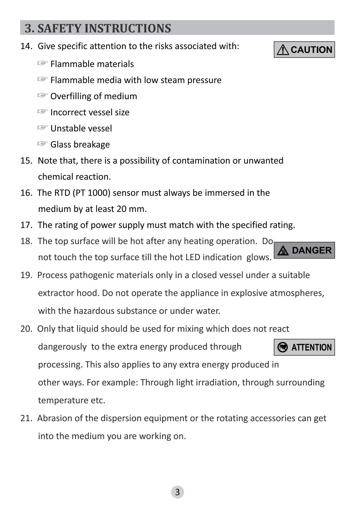 BIOFIL MS HP320D Magnetic StirrerManual page 6