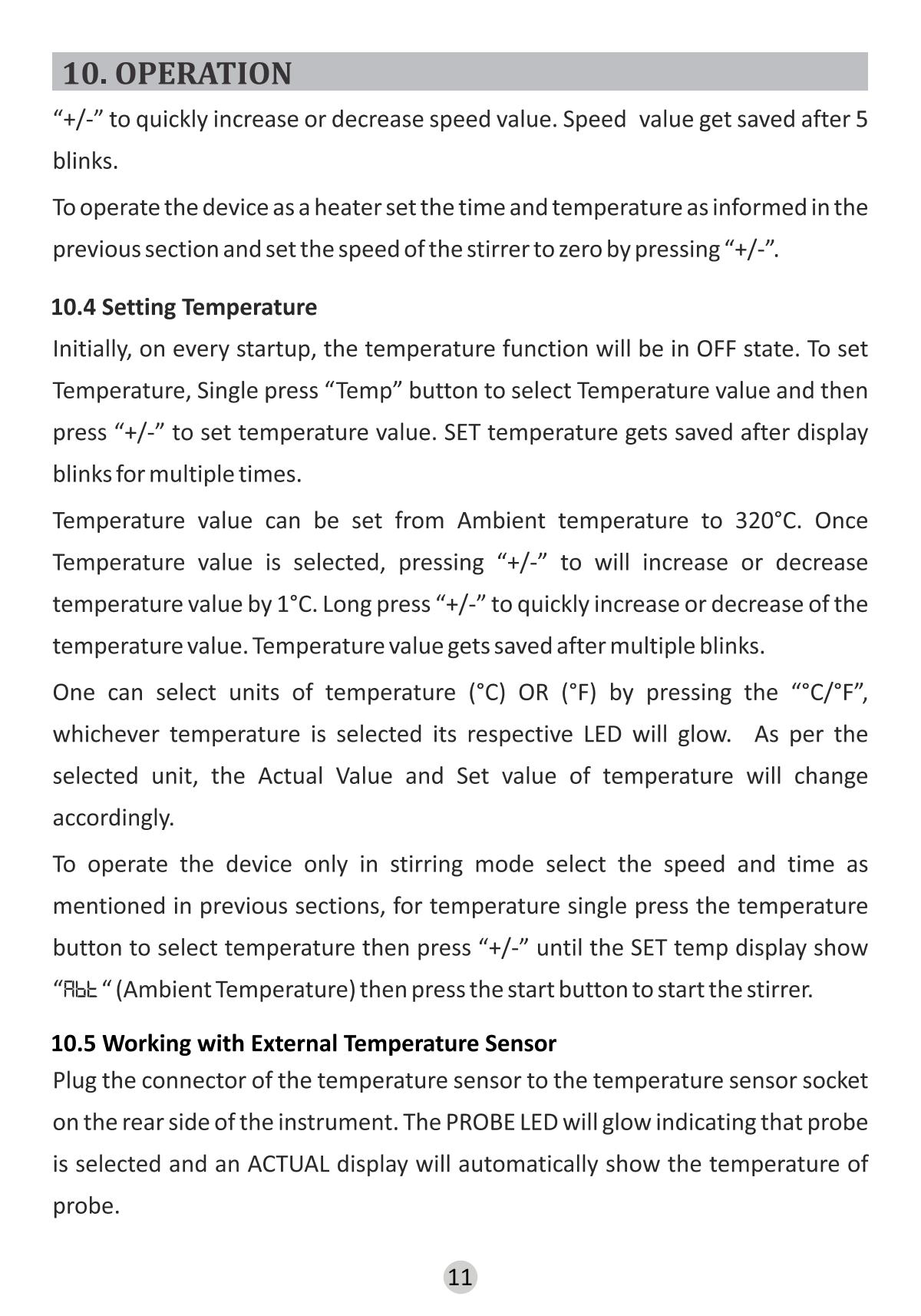 BIOFIL MS HP320D Magnetic StirrerManual page 14