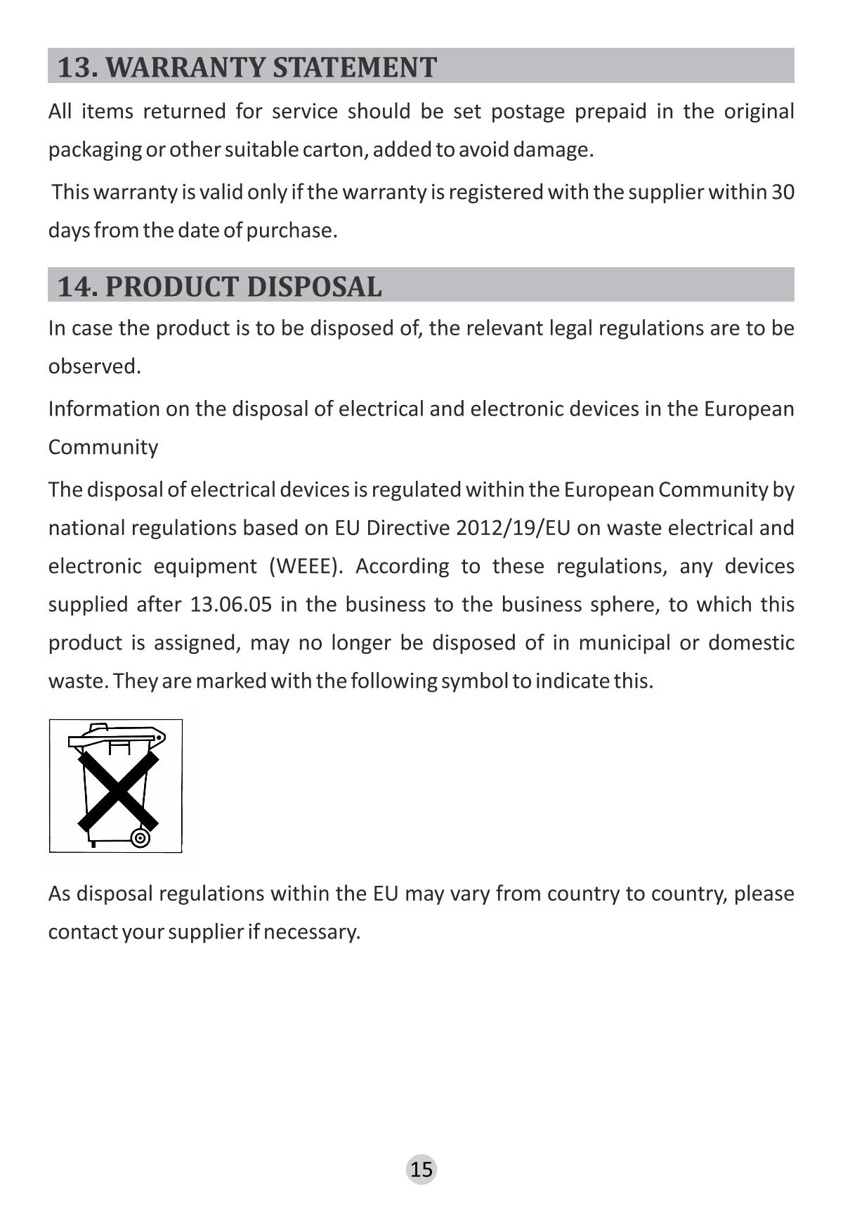 BIOFIL MS HP320D Magnetic StirrerManual page 18