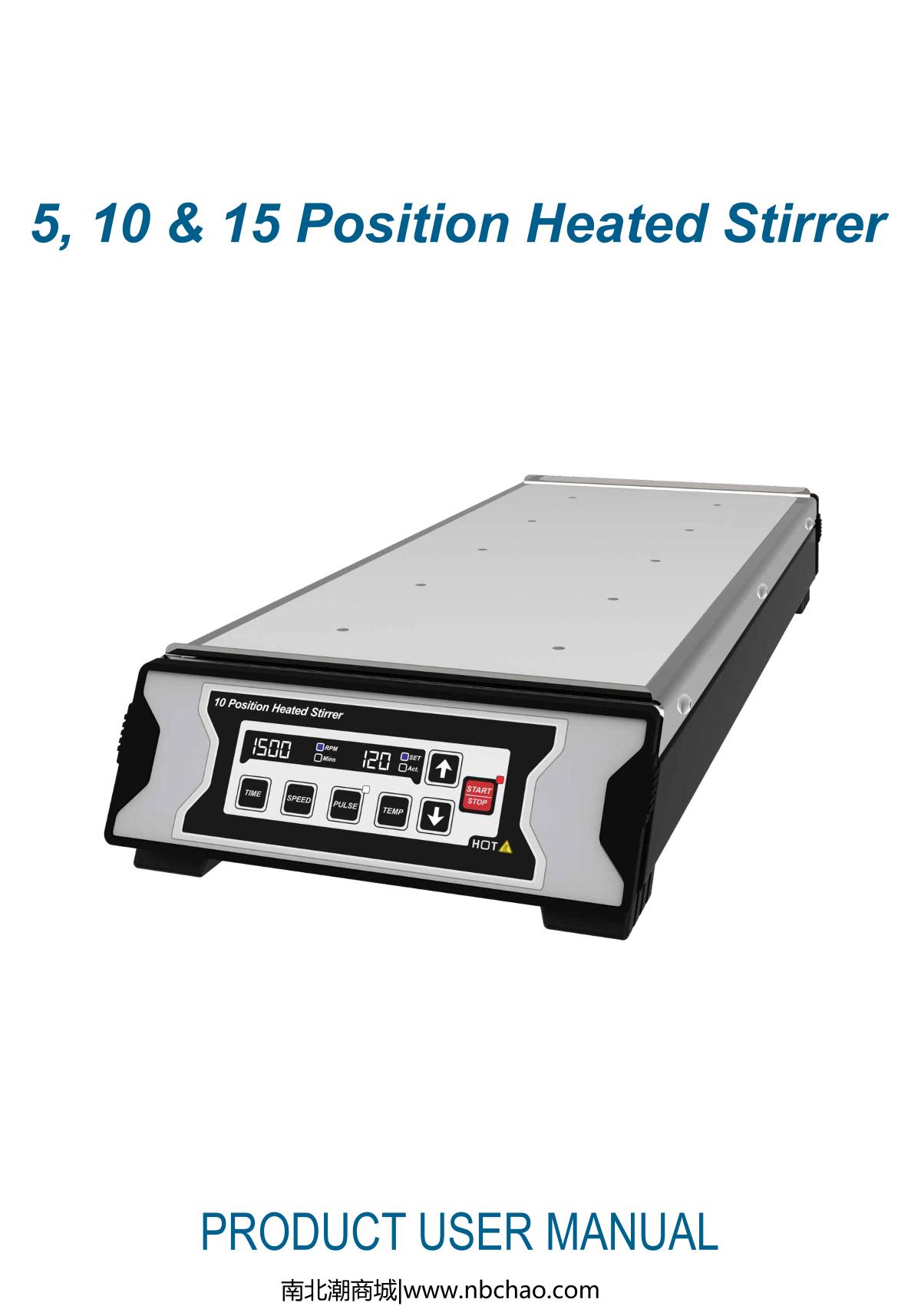 BIOFIL MS 15M Magnetic StirrerManual page 1