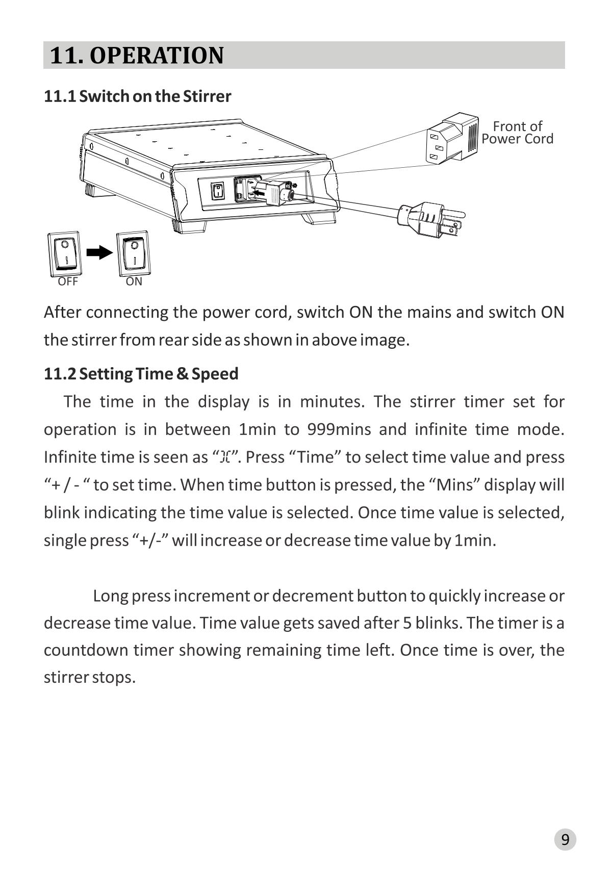 BIOFIL MS 15M Magnetic StirrerManual page 13
