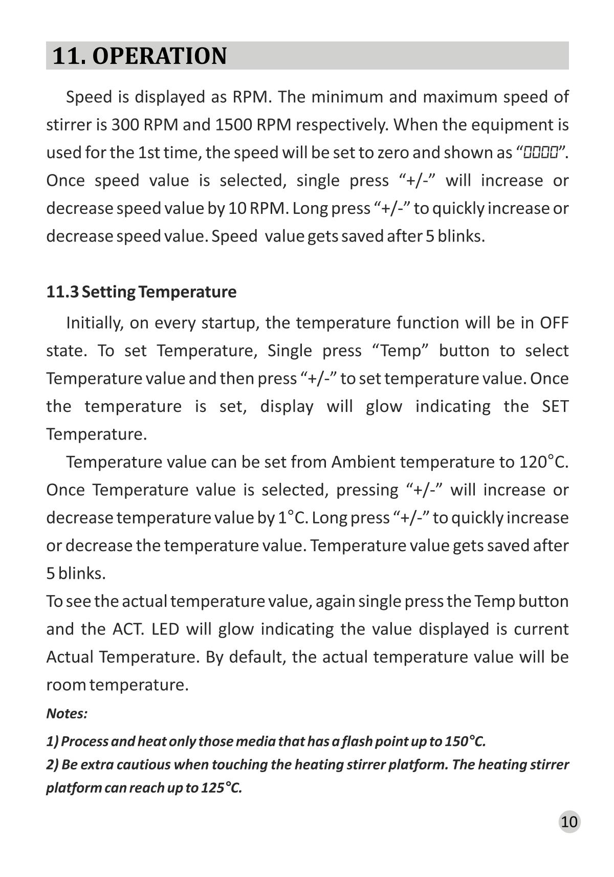 BIOFIL MS 15M Magnetic StirrerManual page 14