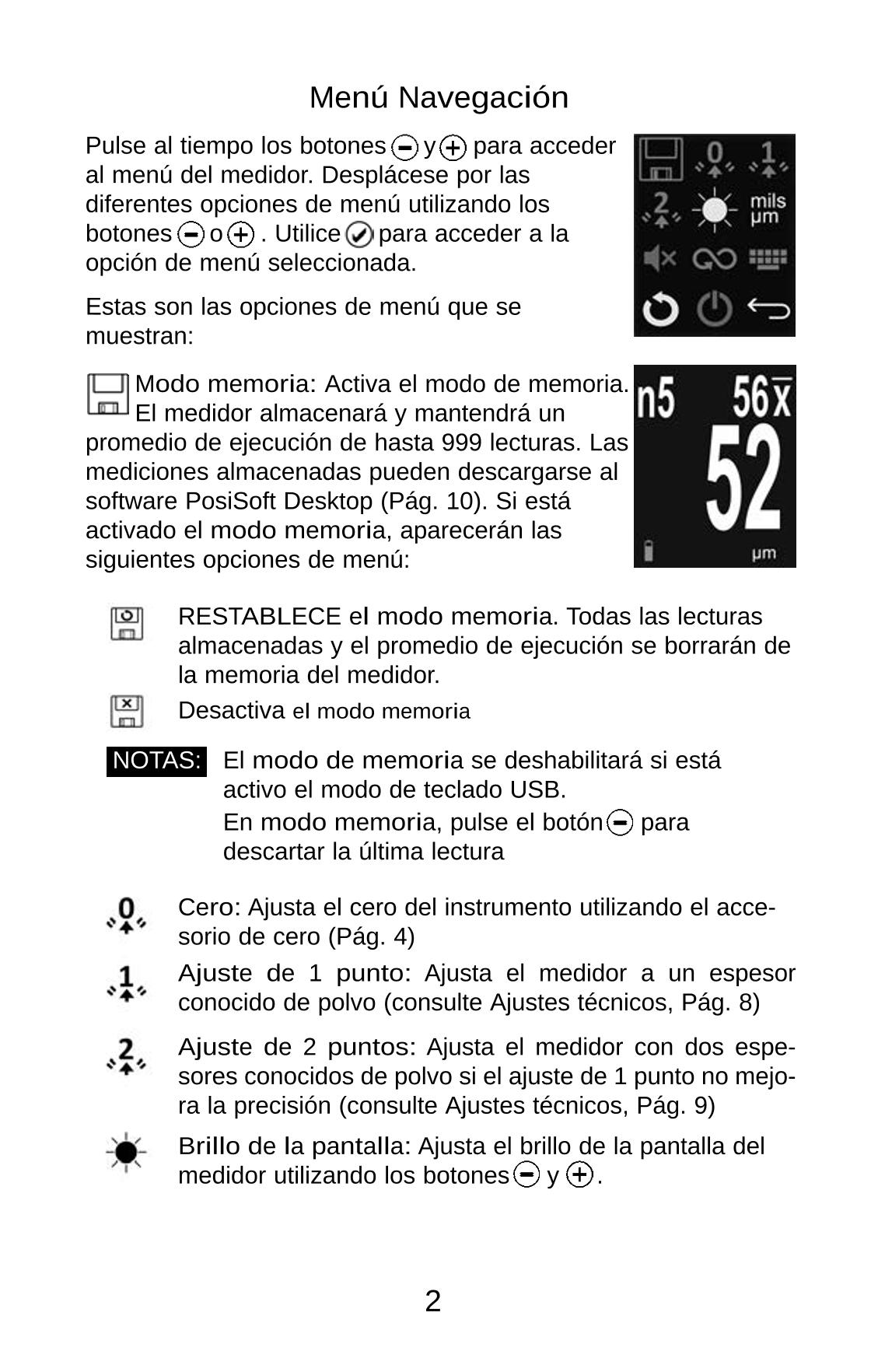 Defelsko PosiTest PC Non-contact uncured powder Thickness GaugeManual page 16