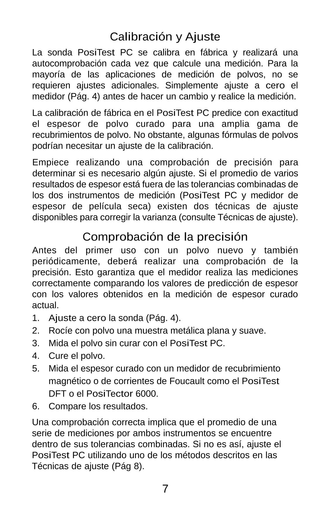 Defelsko PosiTest PC Non-contact uncured powder Thickness GaugeManual page 21