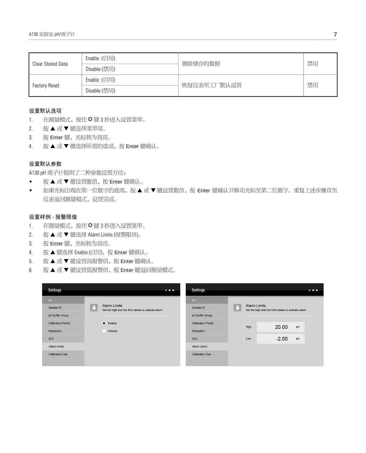 Bante A130-CN Laboratory pH MeterManual page 8