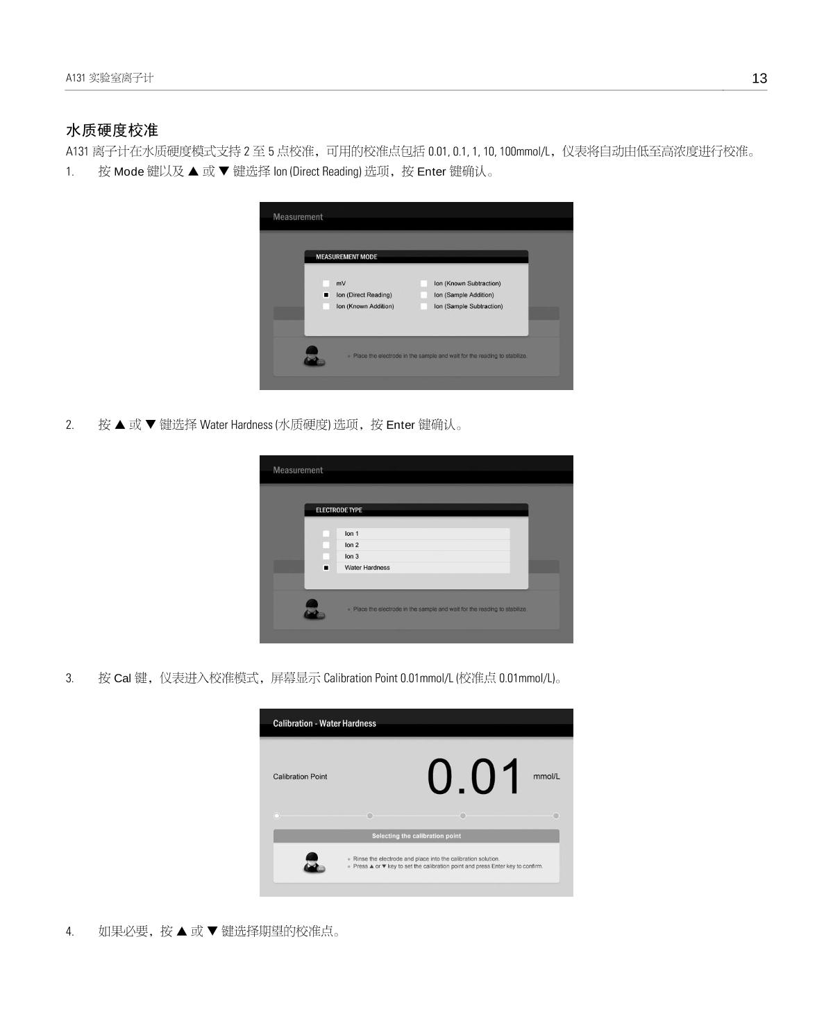 Bante A131-S Laboratory Ion MeterManual page 14