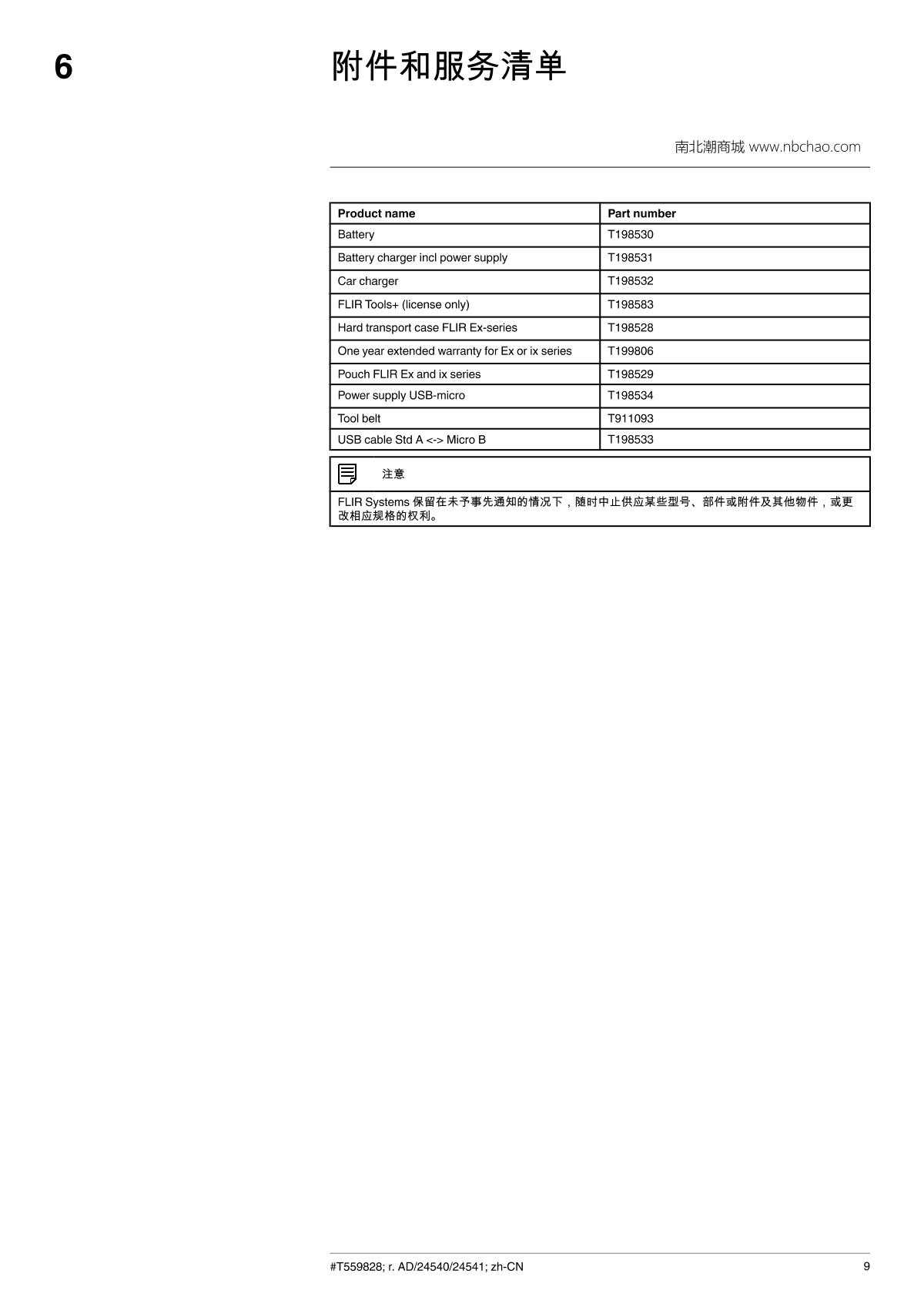 FLIR FLIR E5 Infrared thermal imager brochure page 17