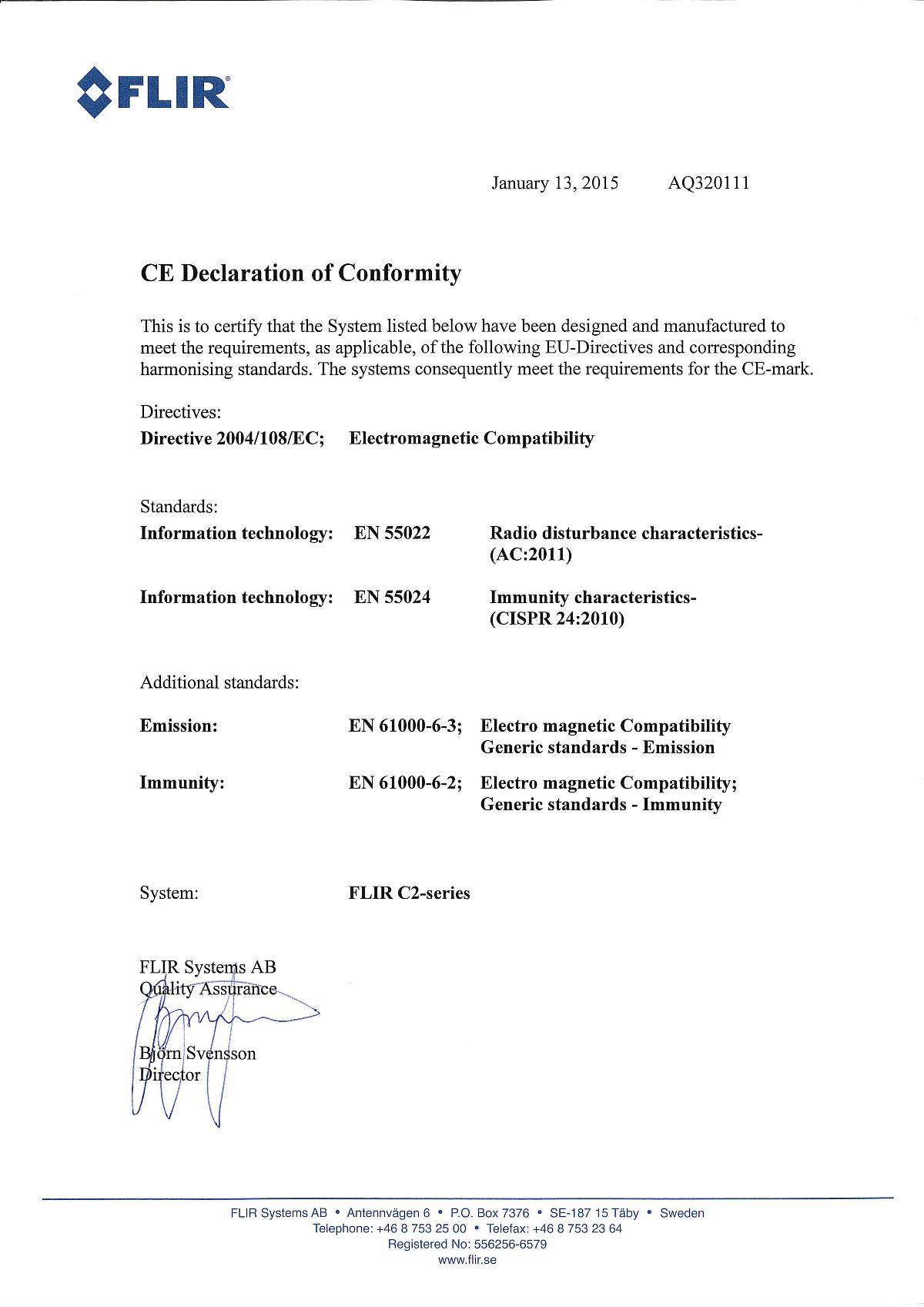 FLIR Flir C3 Portable Thermal Imaging CameraManual page 33