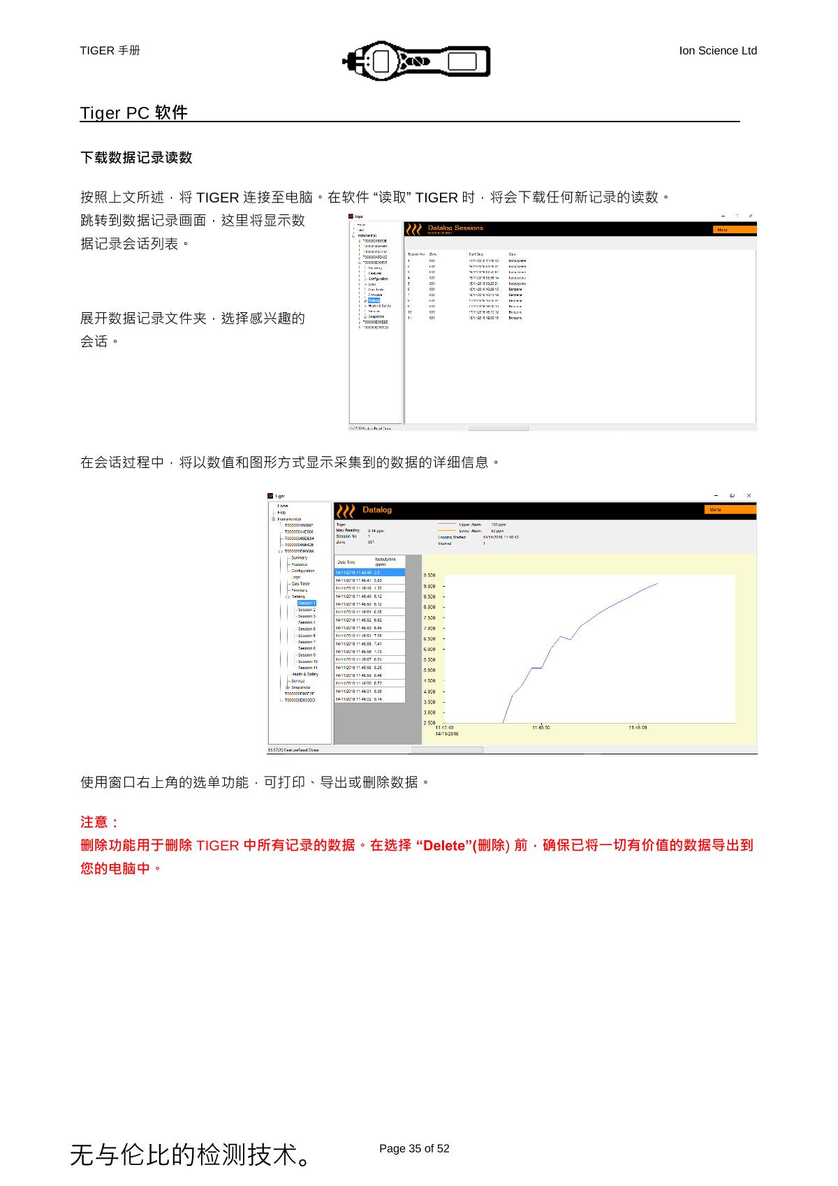 Ion Science PCT-LB-03 VOC DetectorManual page 31