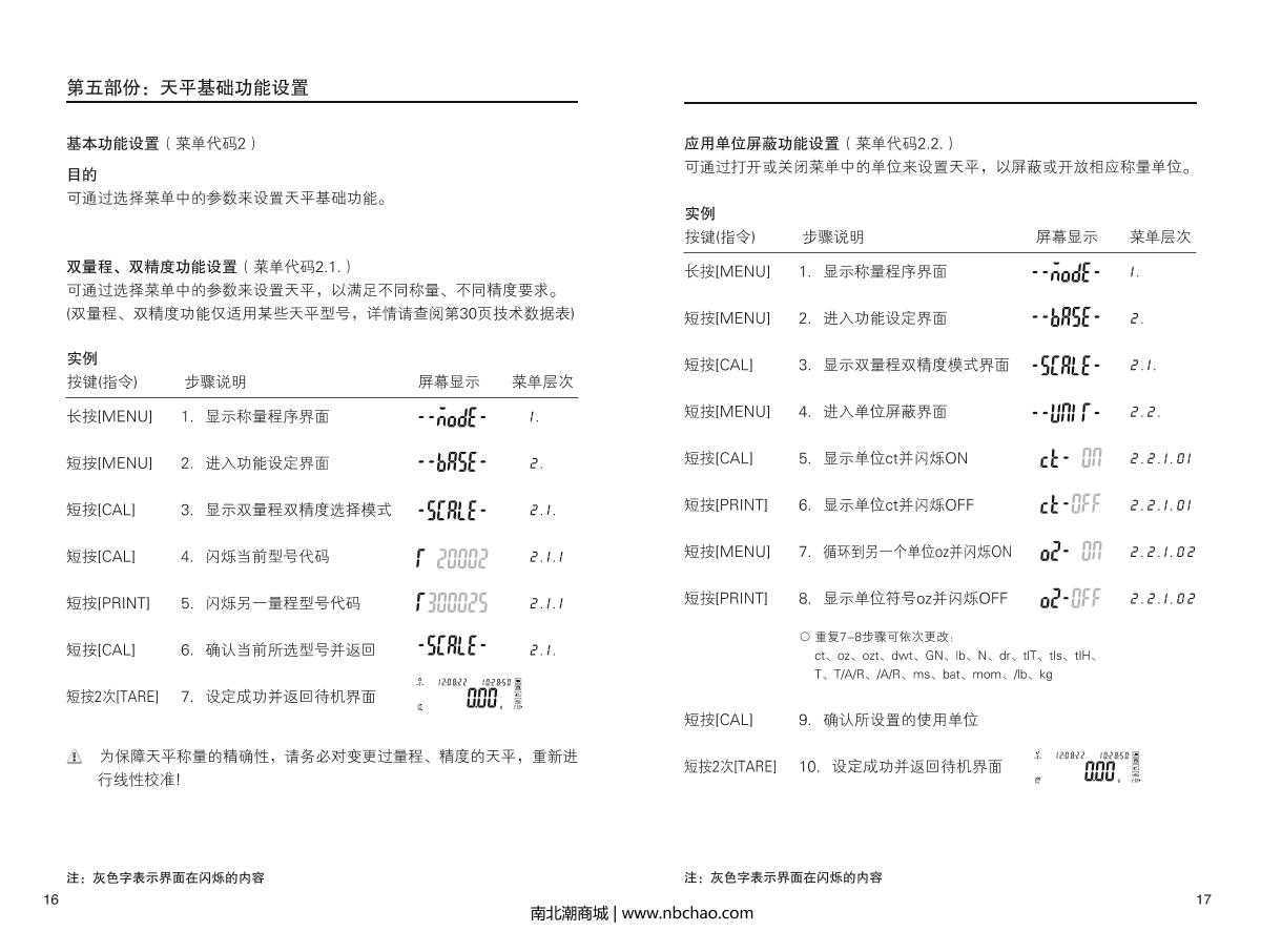 HuaZhi PTX-FA210S Analytical BalanceManual page 10