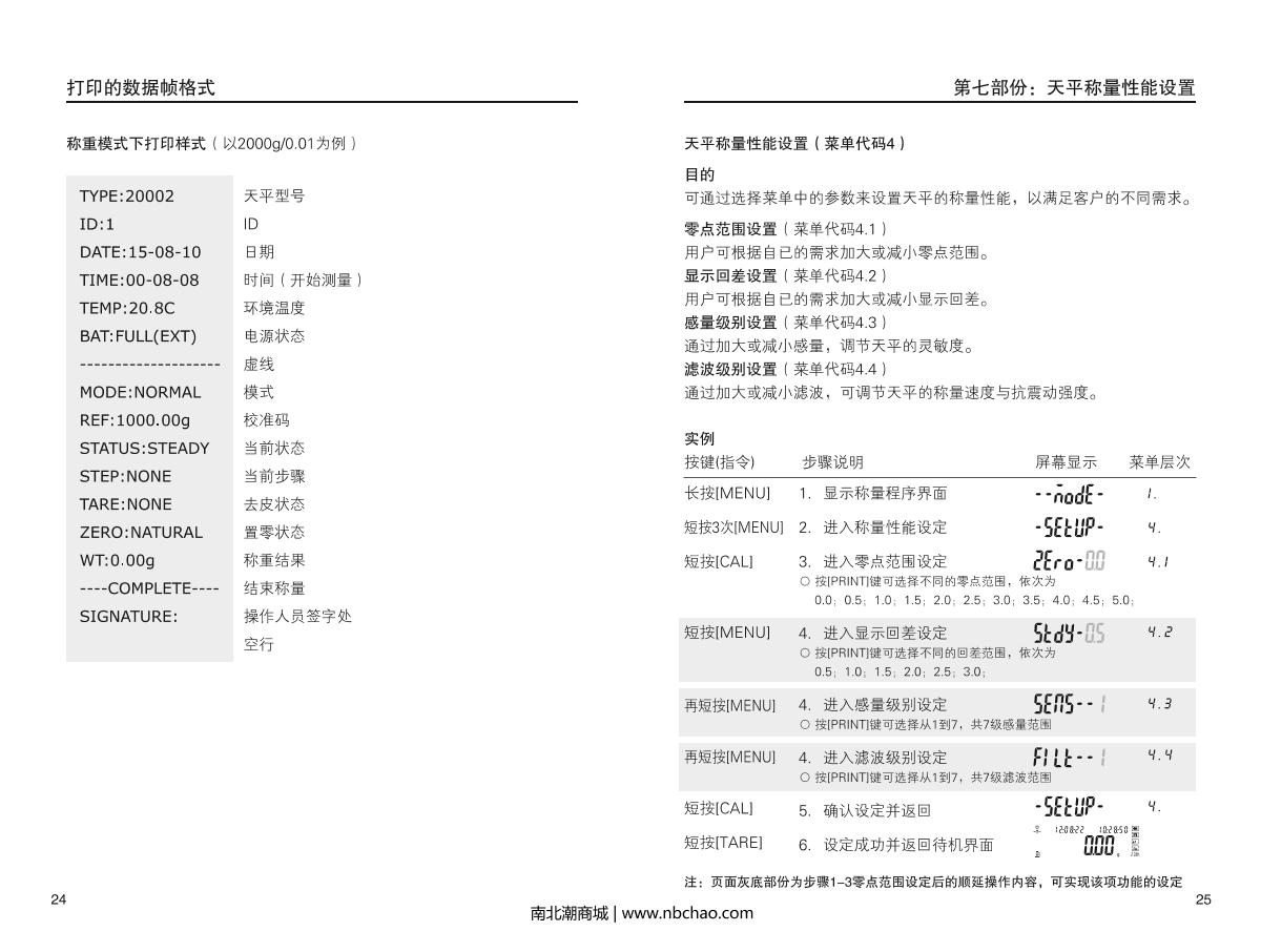 HuaZhi PTX-FA210S Analytical BalanceManual page 14