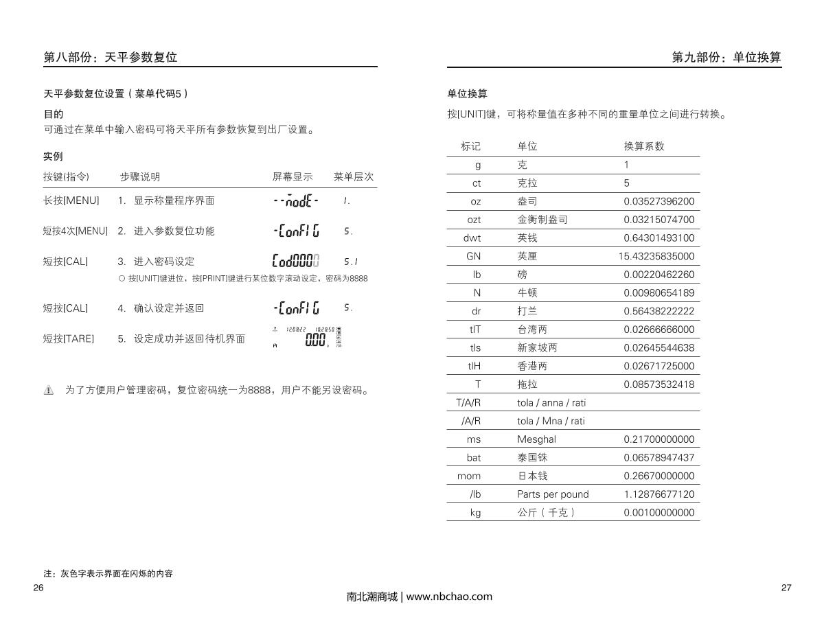 HuaZhi PTX-FA210S Analytical BalanceManual page 15