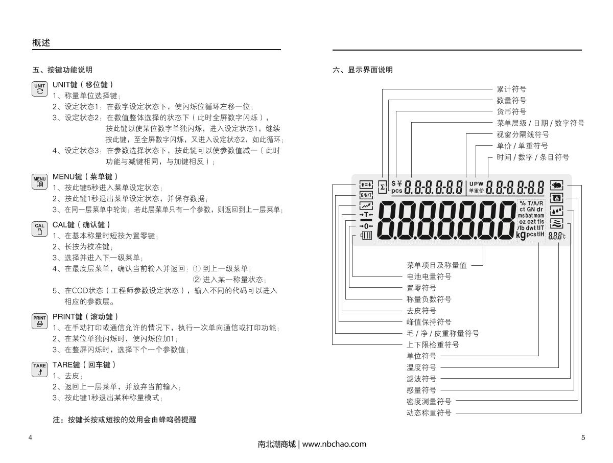 HuaZhi PTX-4102 analytical balanceManual page 4