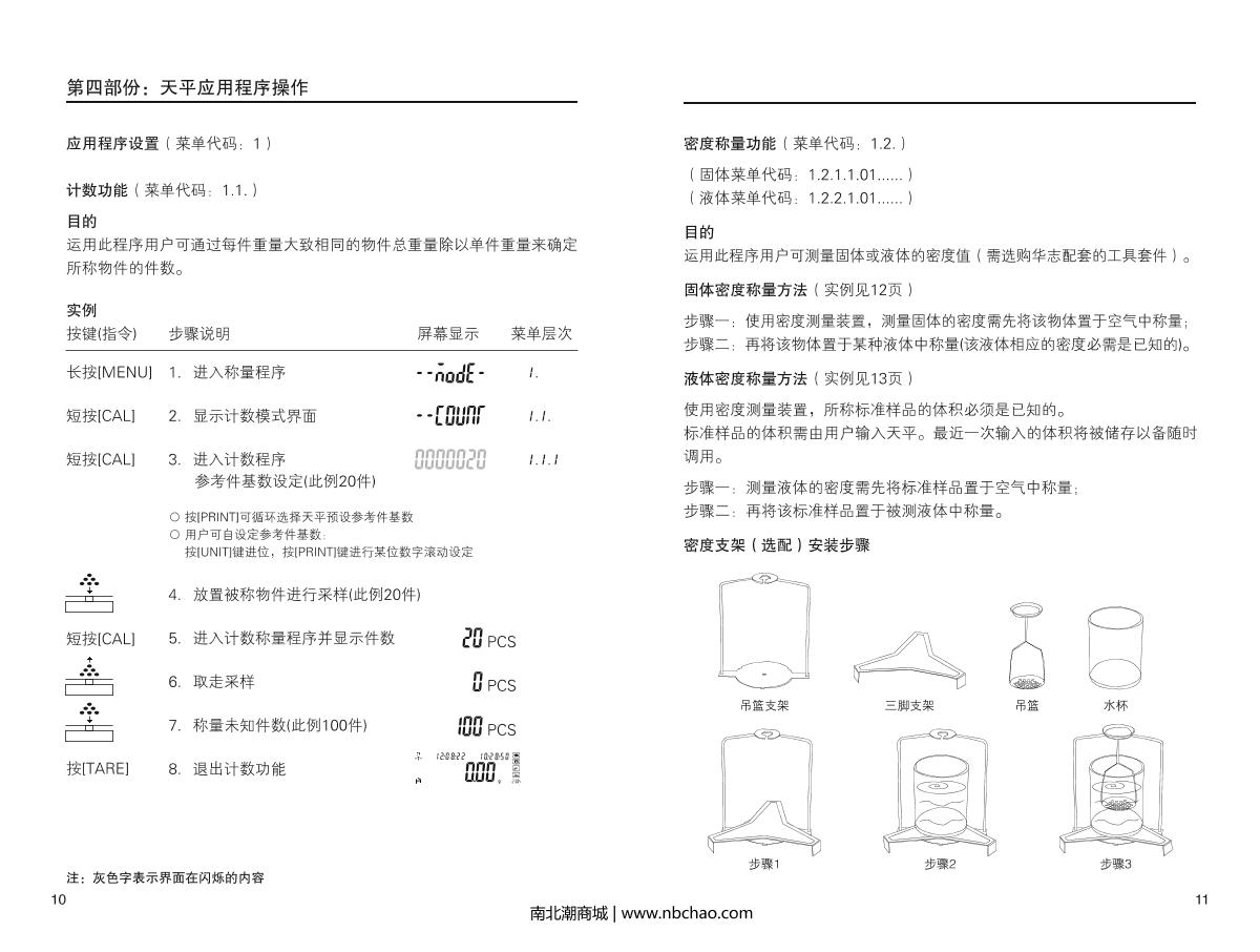 HuaZhi PTX-4102 analytical balanceManual page 7
