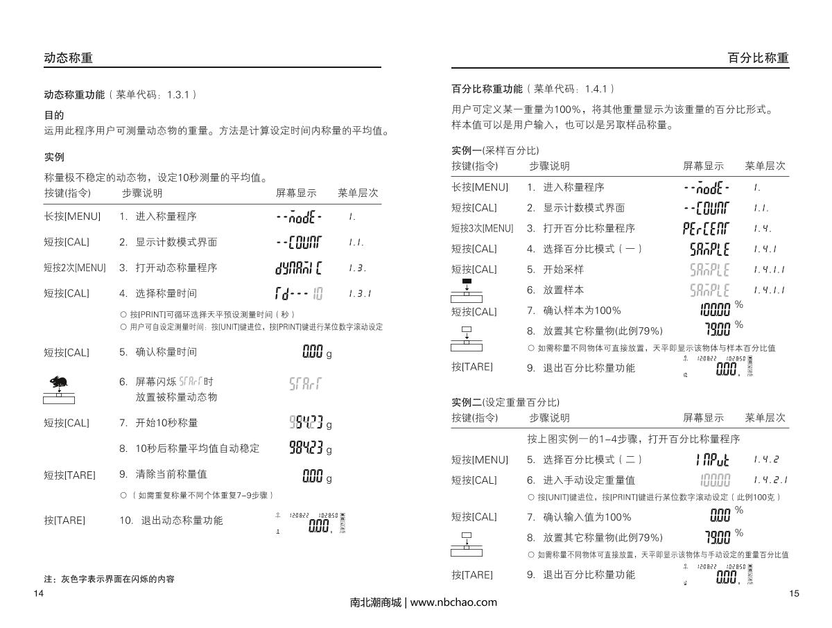 HuaZhi PTX-4102 analytical balanceManual page 9