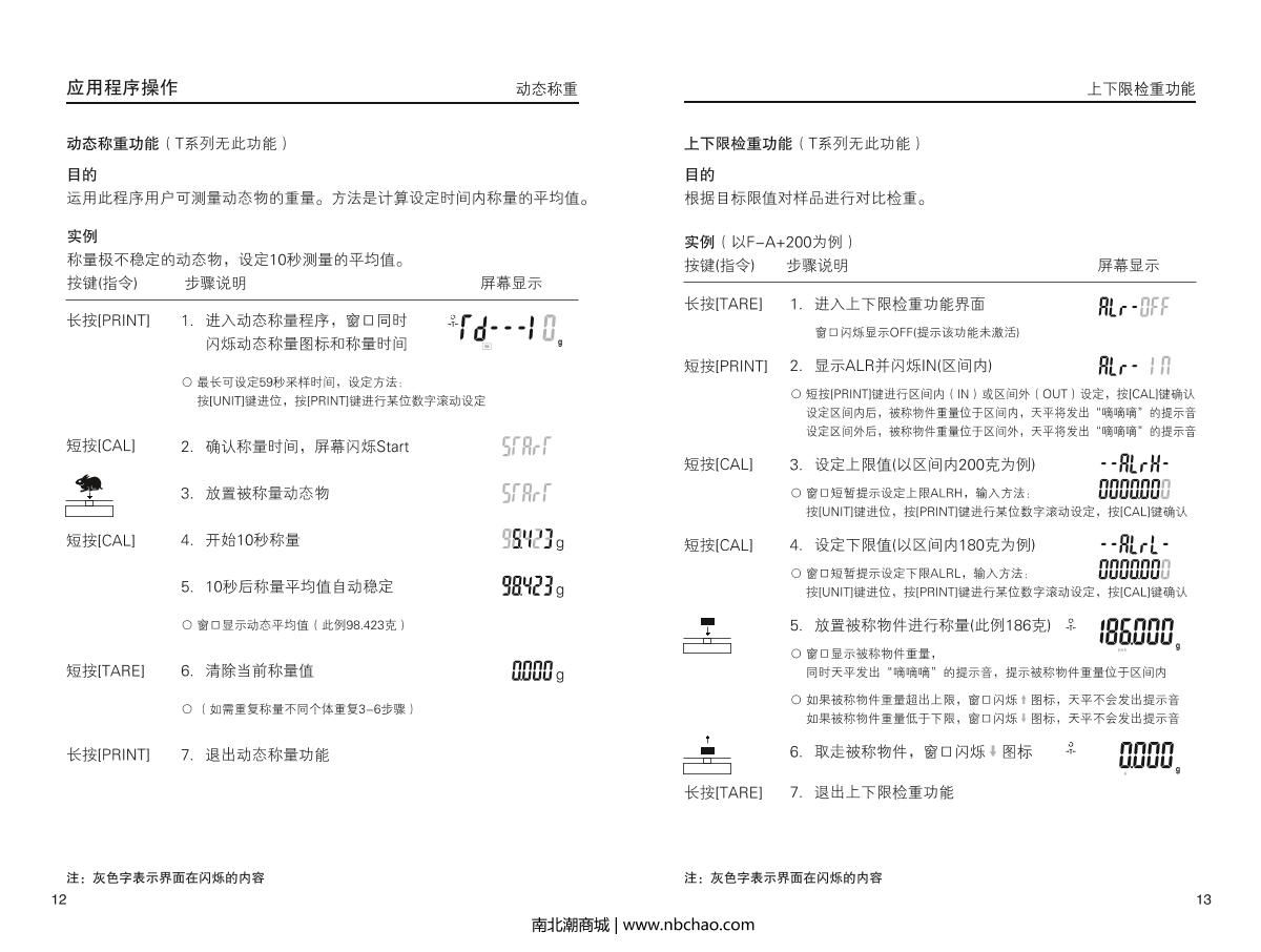 HuaZhi DTT-A+300 Electronic BalanceManual page 8