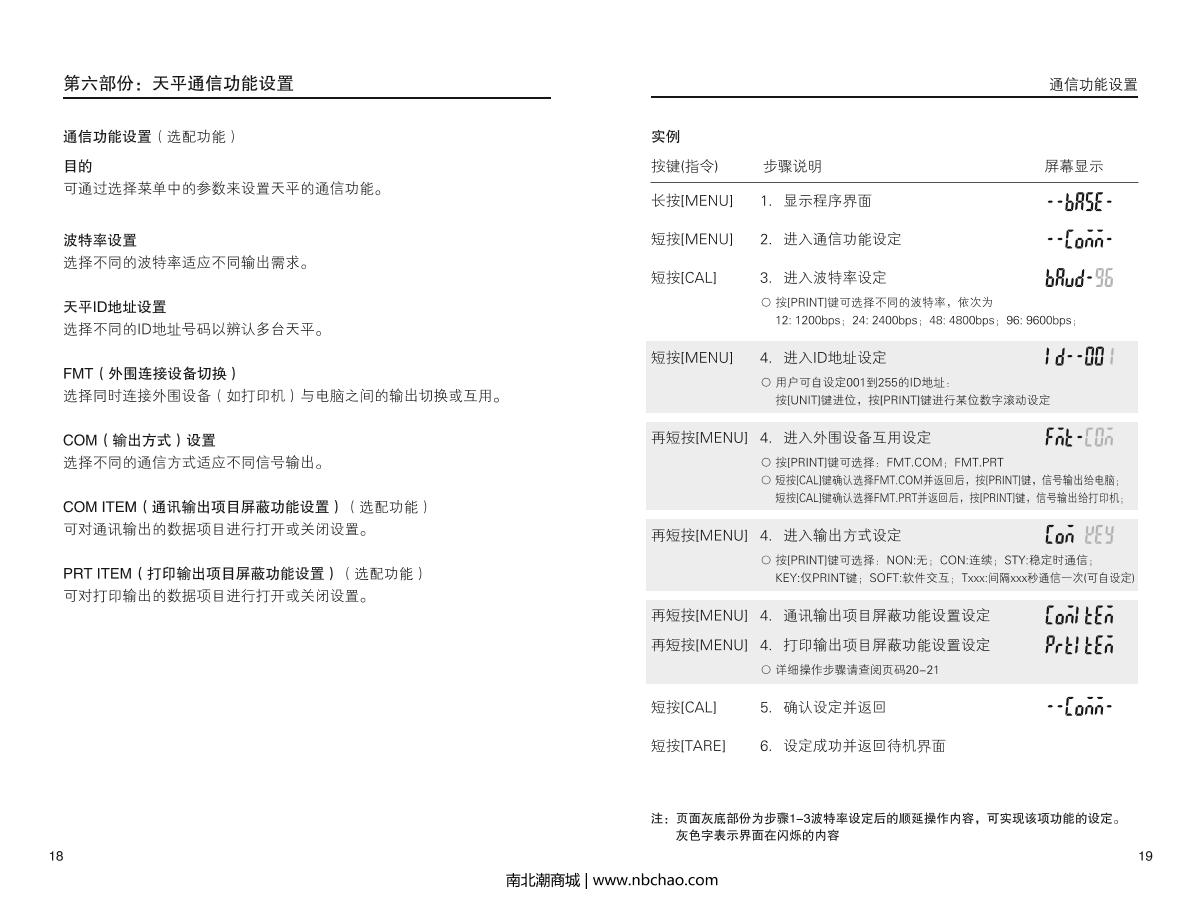 HuaZhi DTT-A2000 Electronic BalanceManual page 11