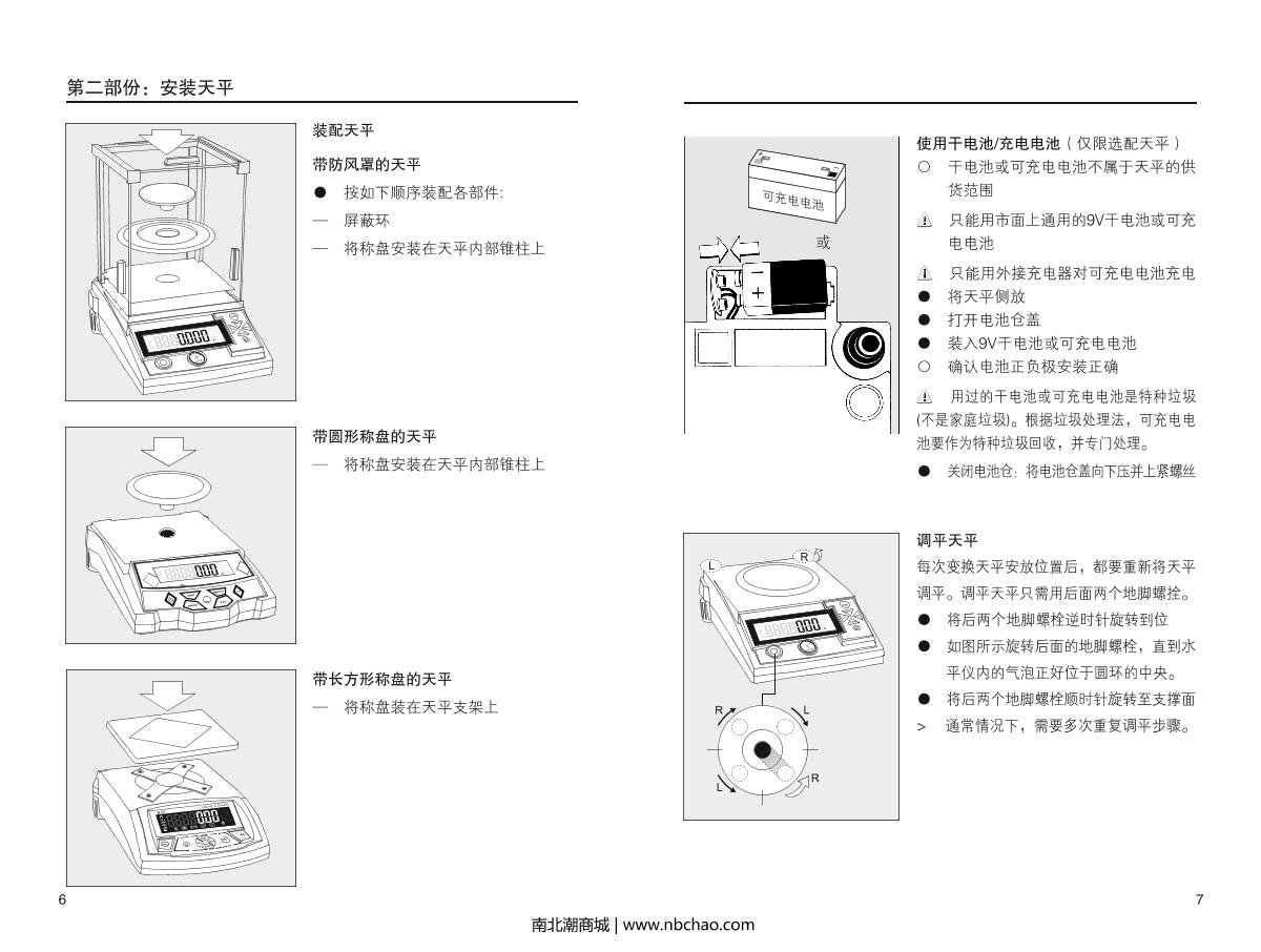 HuaZhi DTT-B1000 Electronic BalanceManual page 5