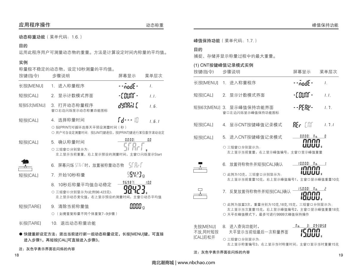 HuaZhi PTQ-B30 Electronic BalanceManual page 11