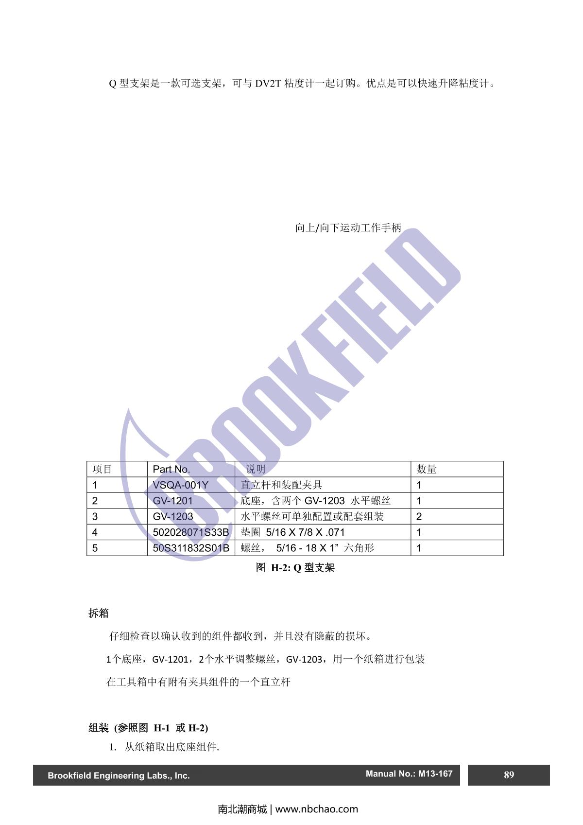 Brookfield DV2TLV ViscometerManual page 89