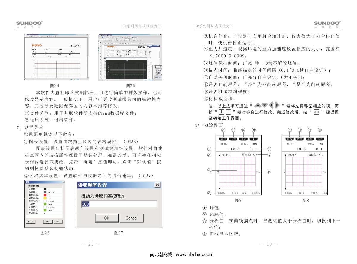 SUNDOO SP-10 Force Gauge (Graphical)Manual page 12