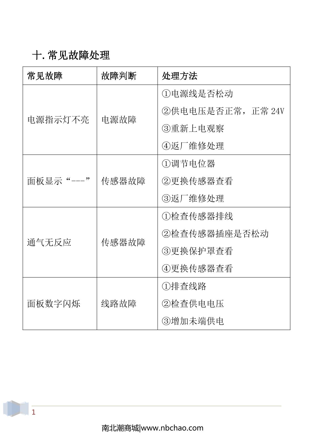 DuoRui DR-600/LEL digital display Gas examination DetectorManual page 13