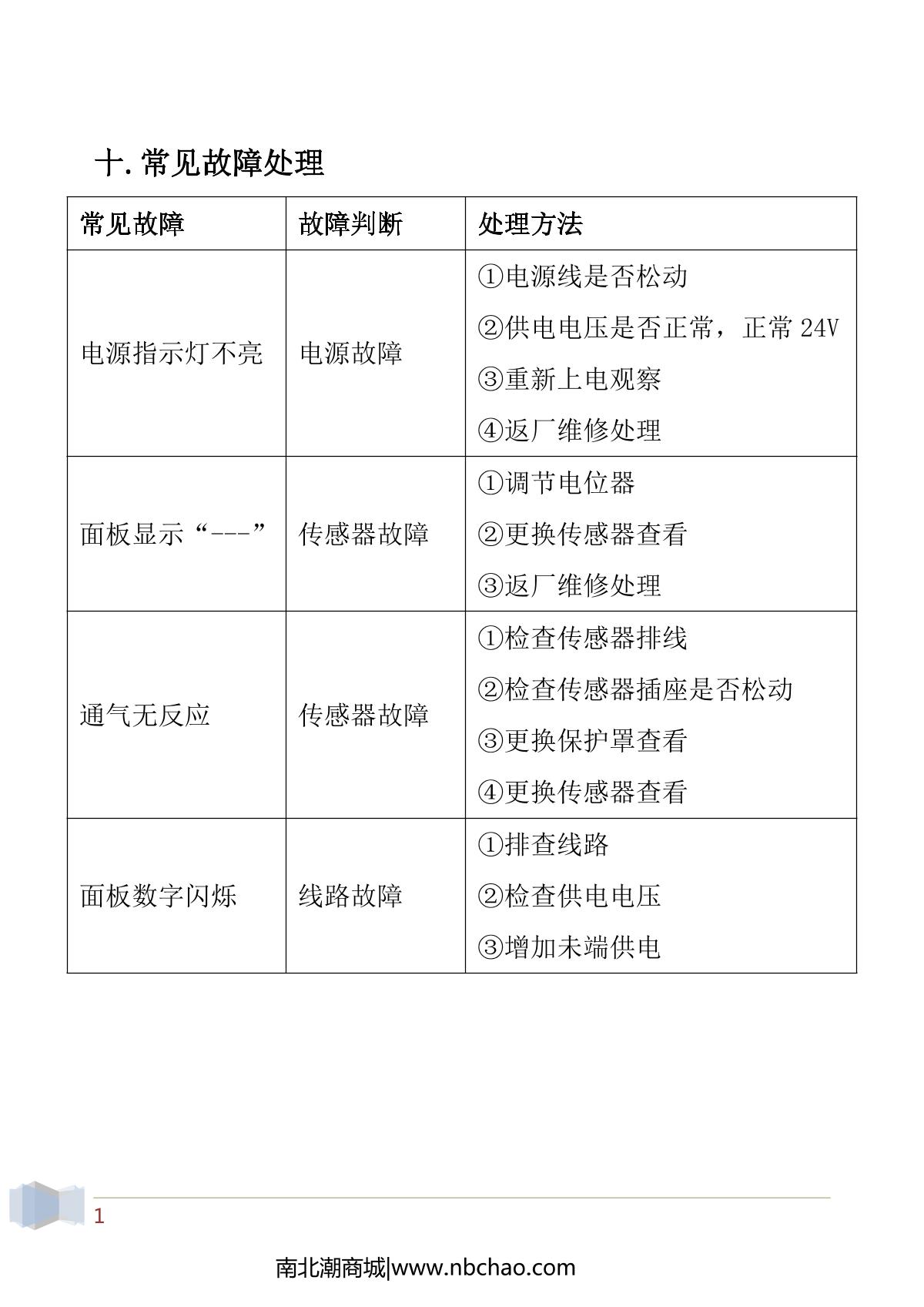 DuoRui DR-700-CL2 (Standard) Gas DetectorManual page 13