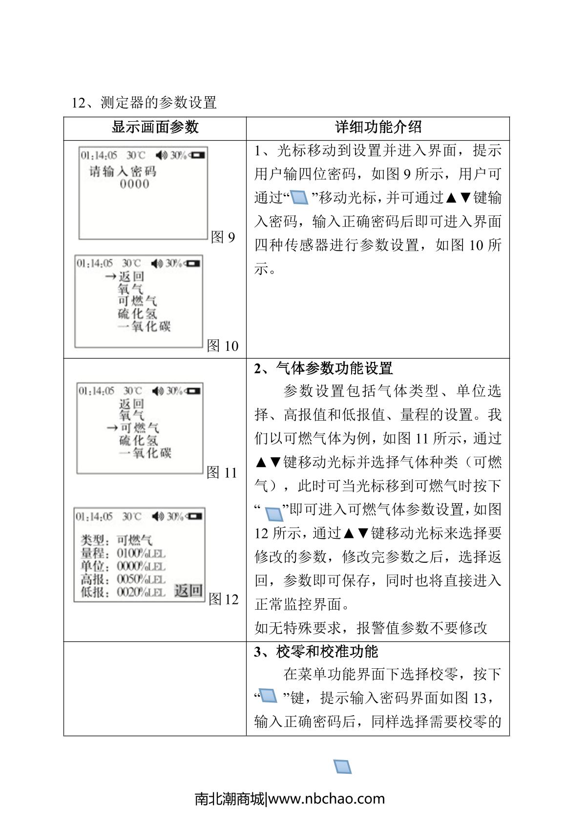 Bosean CD4 Gas detection alarm instrumentManual page 14