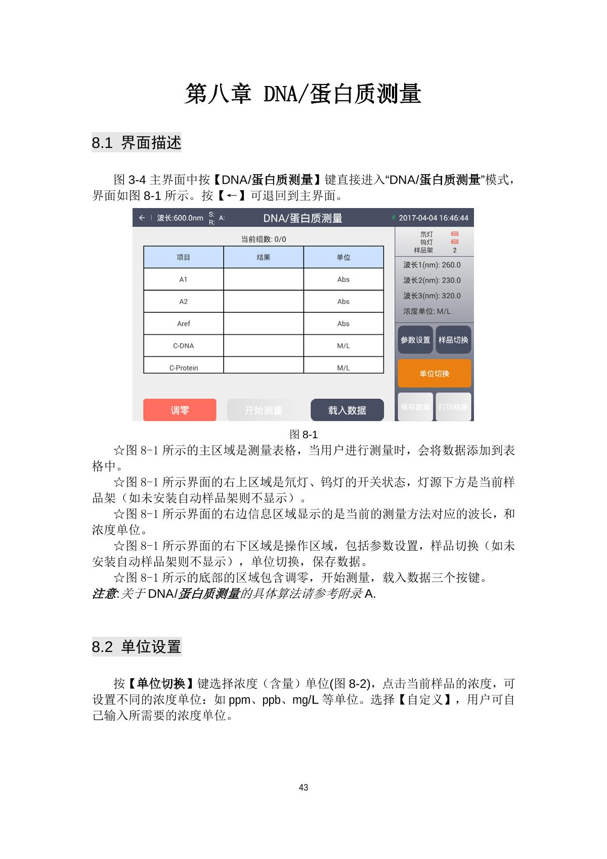 laspec Alpha-1900Plus UV-Visible SpectrophotometerManual page 46