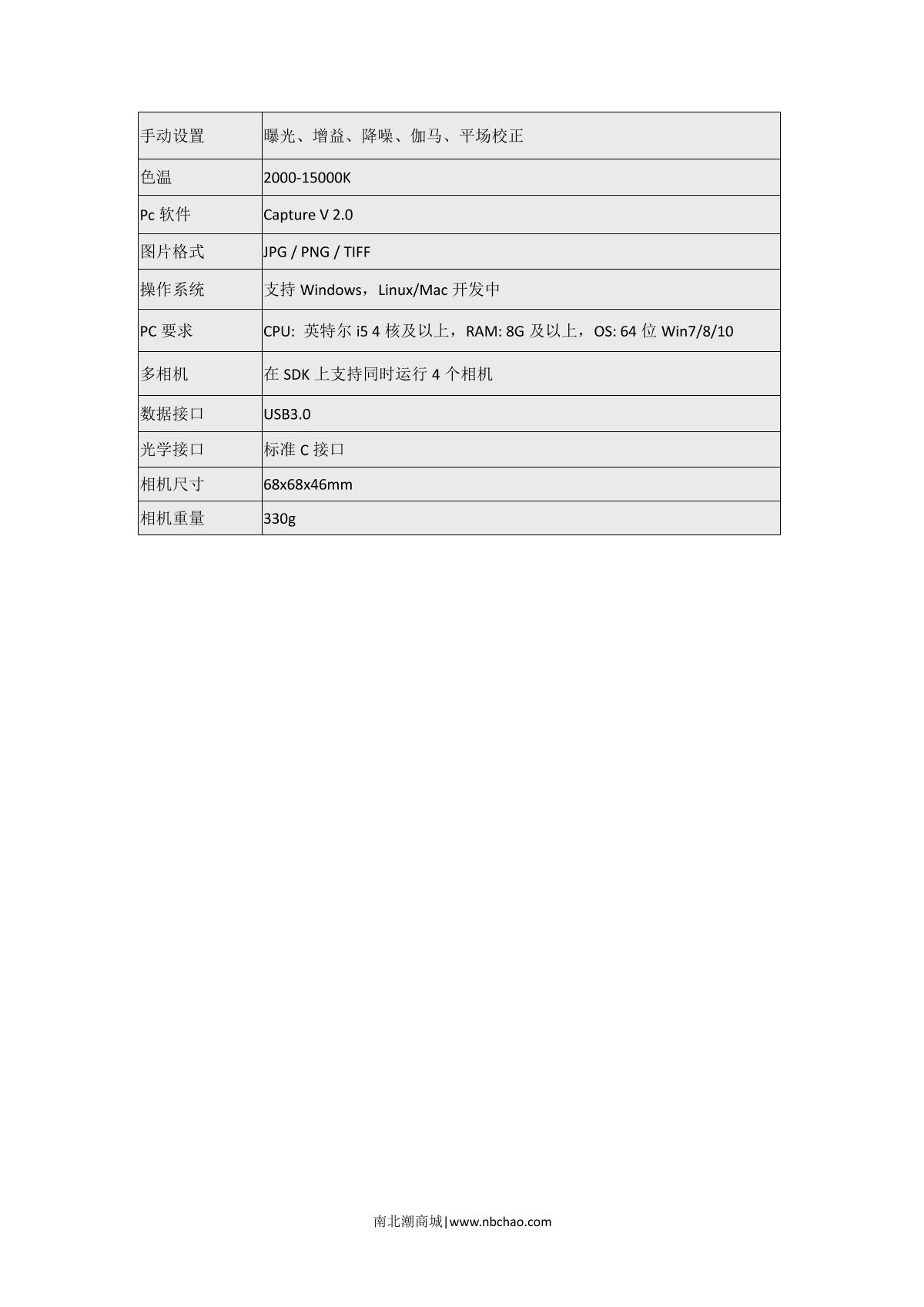 Teelen MC500Pro Microscope dedicated camera brochure page 2