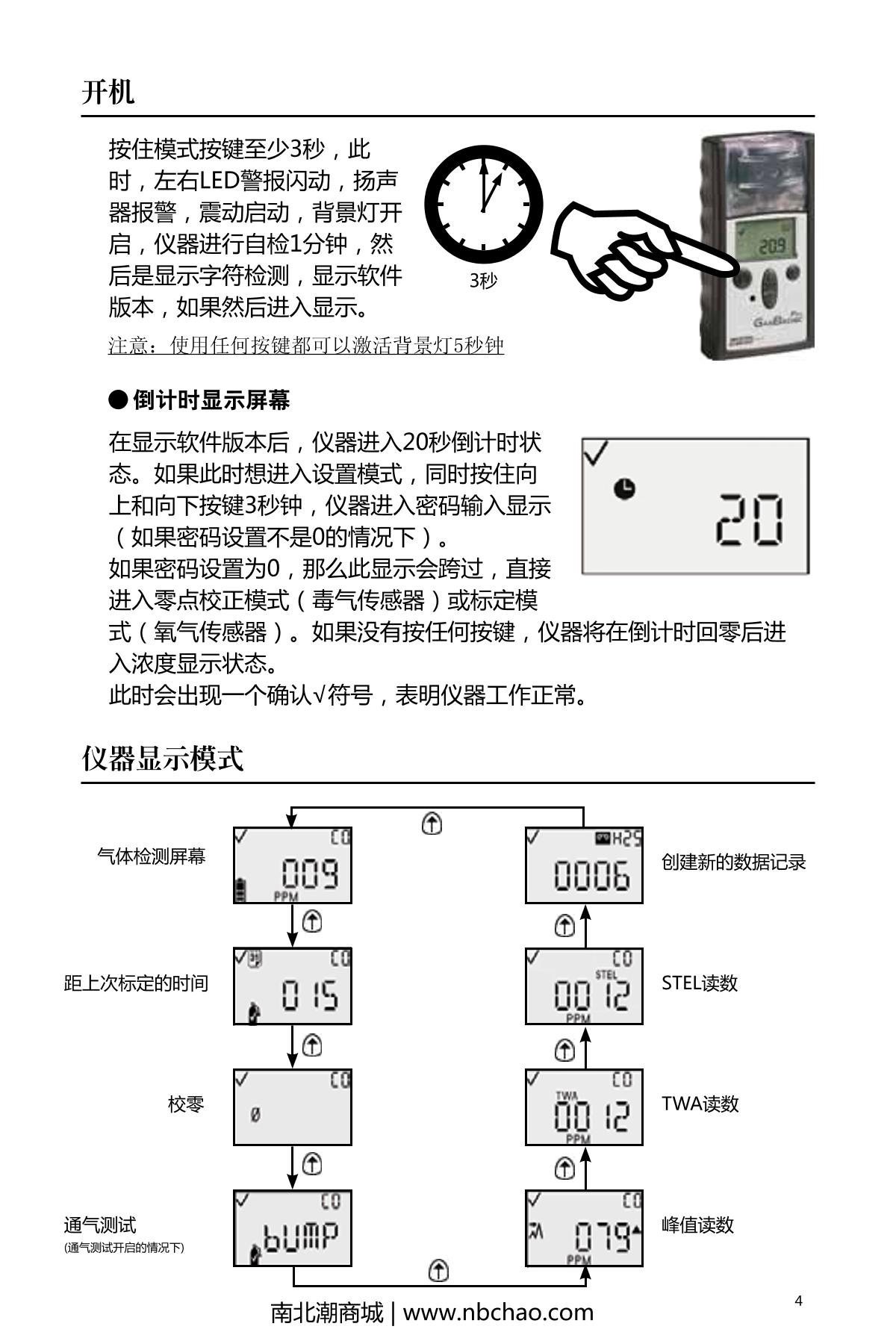 INDUSTRIAL SCIENTIFIC GBPRO-CO Gas DetectorManual page 7
