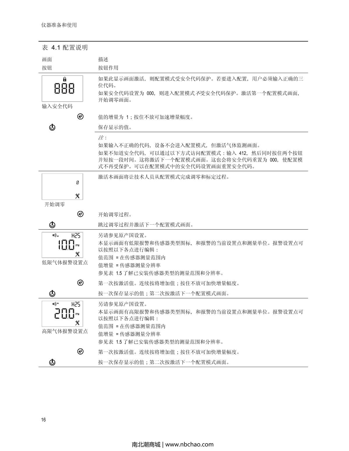 INDUSTRIAL SCIENTIFIC Tango-H2S Hydrogen sulfide Gas DetectorManual page 20