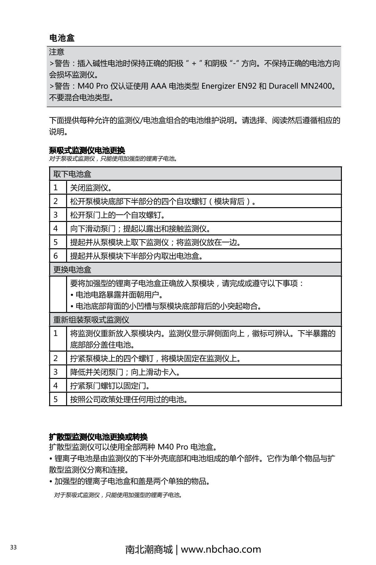 INDUSTRIAL SCIENTIFIC M40PRO(LEL/H2S/CO/O2) Gas Detector with pump suctionManual page 38